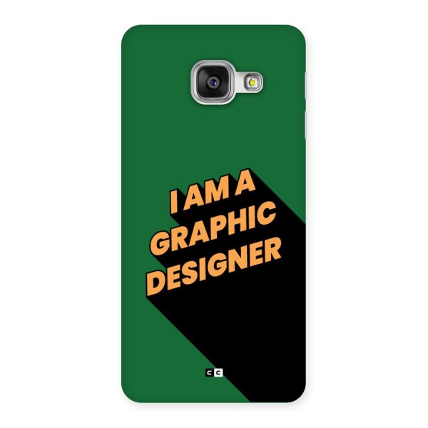 The Graphic Designer Back Case for Galaxy A3 (2016)