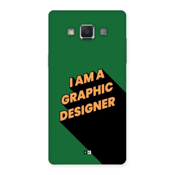 The Graphic Designer Back Case for Galaxy A5