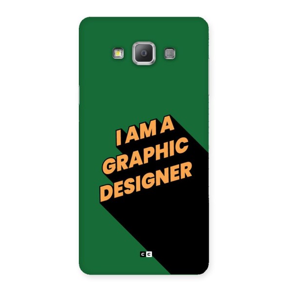 The Graphic Designer Back Case for Galaxy A7