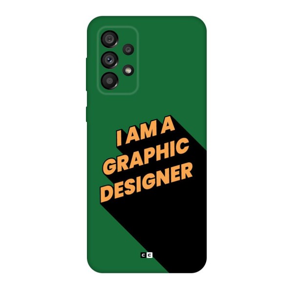 The Graphic Designer Back Case for Galaxy A73 5G