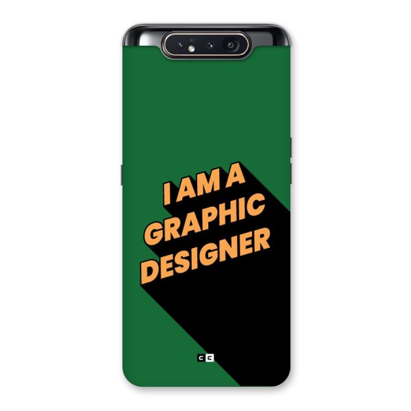 The Graphic Designer Back Case for Galaxy A80