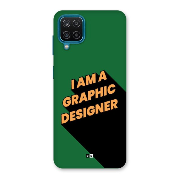 The Graphic Designer Back Case for Galaxy F12