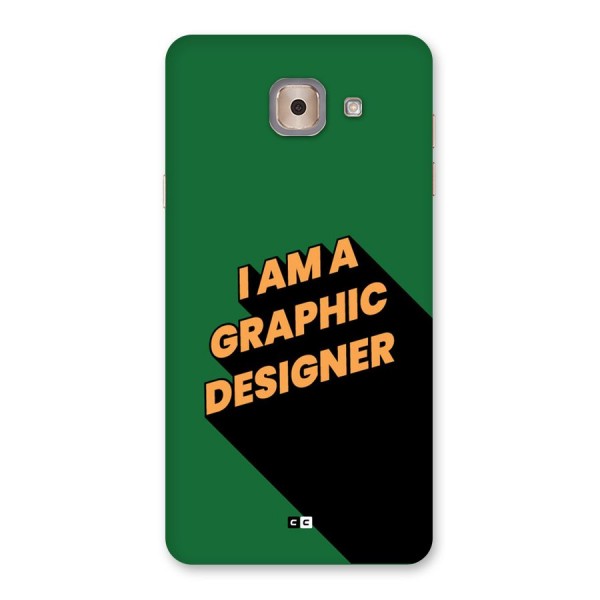 The Graphic Designer Back Case for Galaxy J7 Max