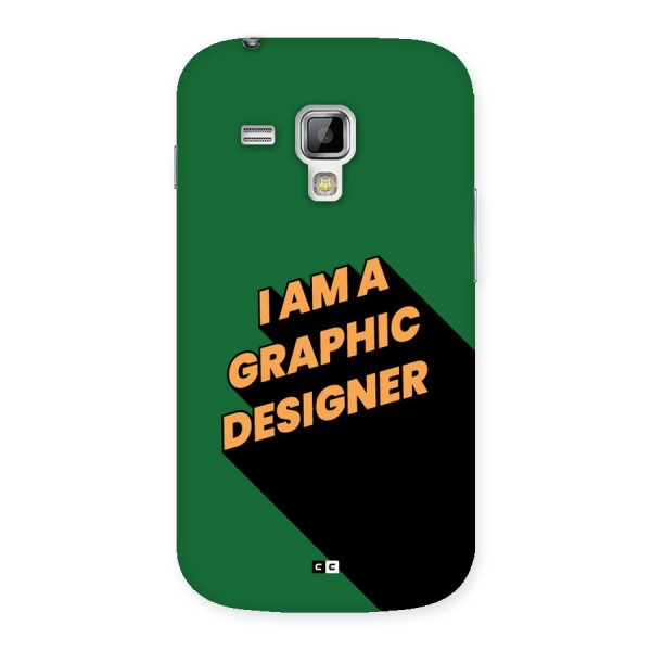 The Graphic Designer Back Case for Galaxy S Duos