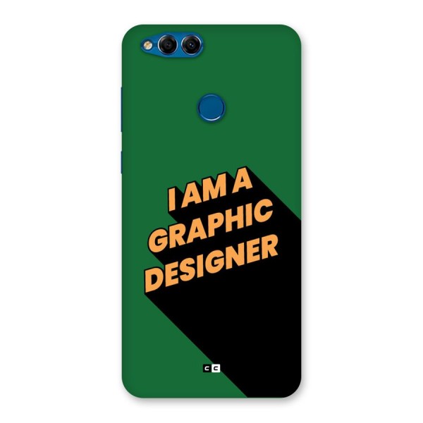 The Graphic Designer Back Case for Honor 7X