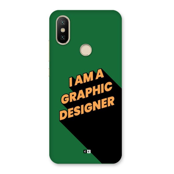 The Graphic Designer Back Case for Mi A2