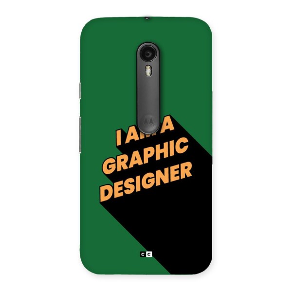 The Graphic Designer Back Case for Moto G3