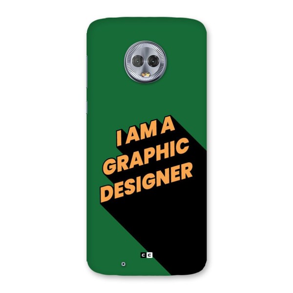 The Graphic Designer Back Case for Moto G6