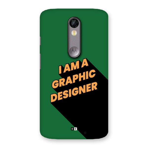 The Graphic Designer Back Case for Moto X Force