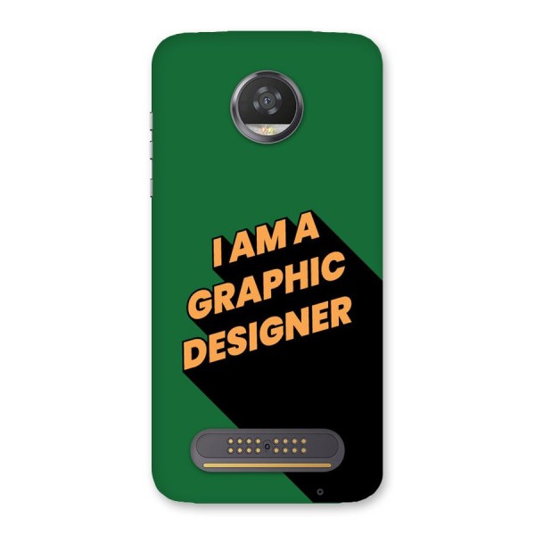 The Graphic Designer Back Case for Moto Z2 Play