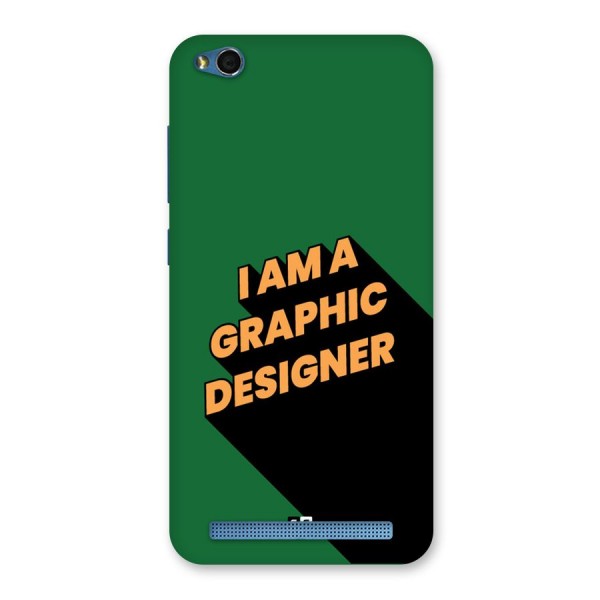 The Graphic Designer Back Case for Redmi 5A