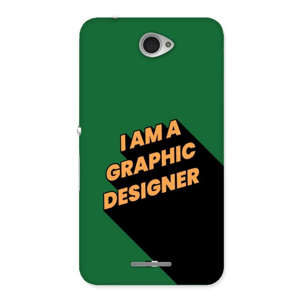 The Graphic Designer Back Case for Xperia E4