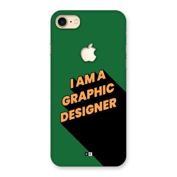 The Graphic Designer Back Case for iPhone 7 Apple Cut
