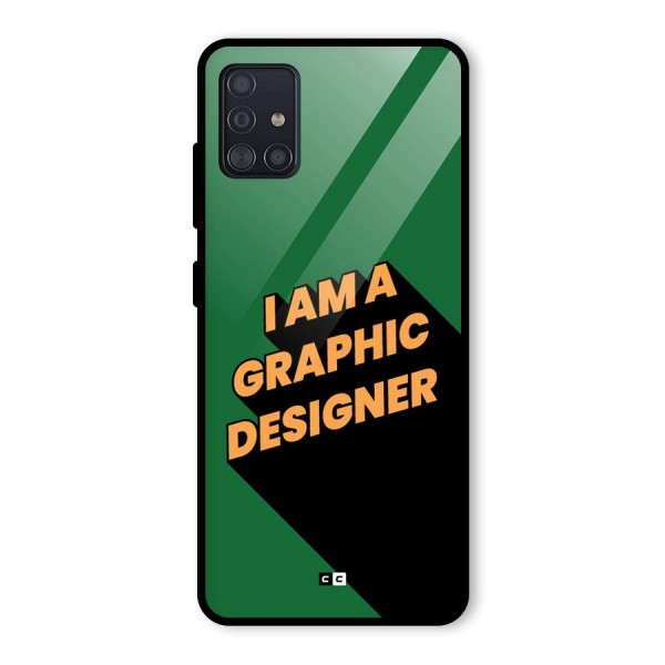 The Graphic Designer Glass Back Case for Galaxy A51