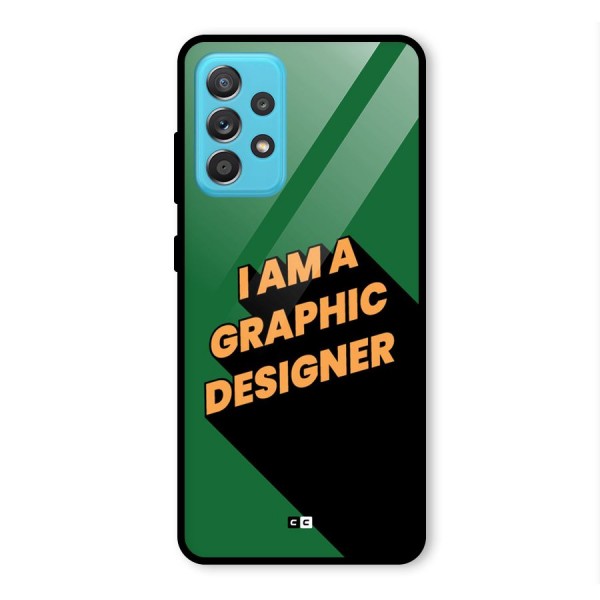 The Graphic Designer Glass Back Case for Galaxy A52s 5G