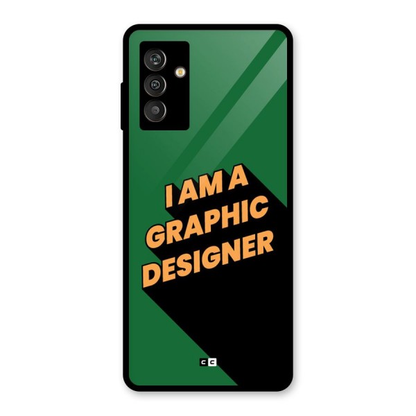 The Graphic Designer Glass Back Case for Galaxy M13