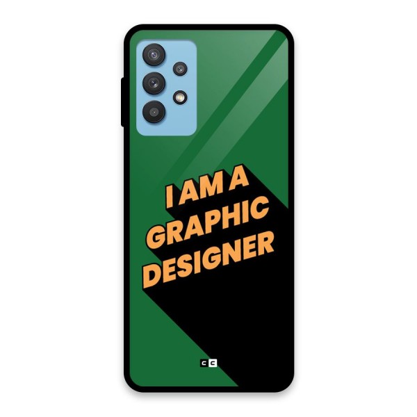 The Graphic Designer Glass Back Case for Galaxy M32 5G