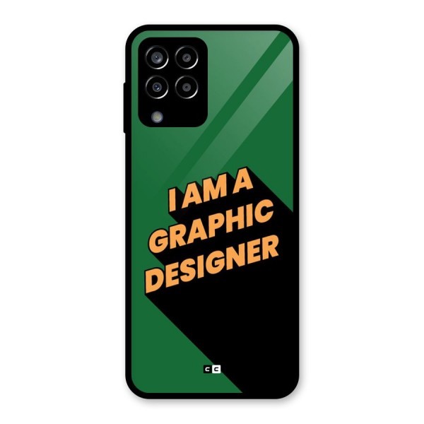 The Graphic Designer Glass Back Case for Galaxy M33