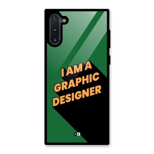 The Graphic Designer Glass Back Case for Galaxy Note 10