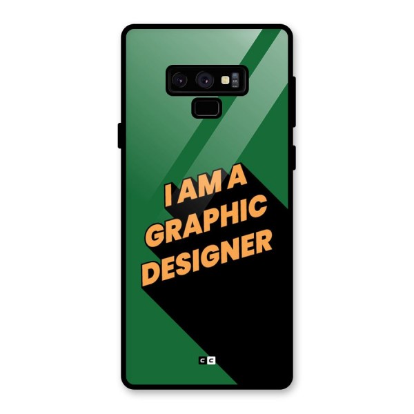 The Graphic Designer Glass Back Case for Galaxy Note 9