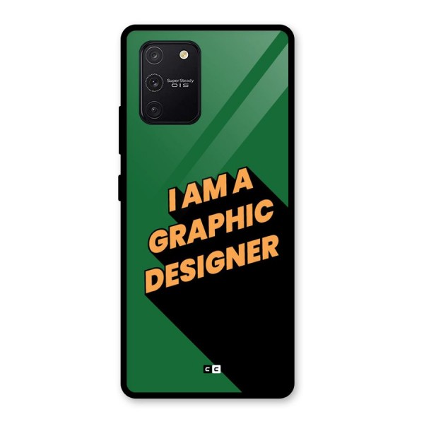 The Graphic Designer Glass Back Case for Galaxy S10 Lite