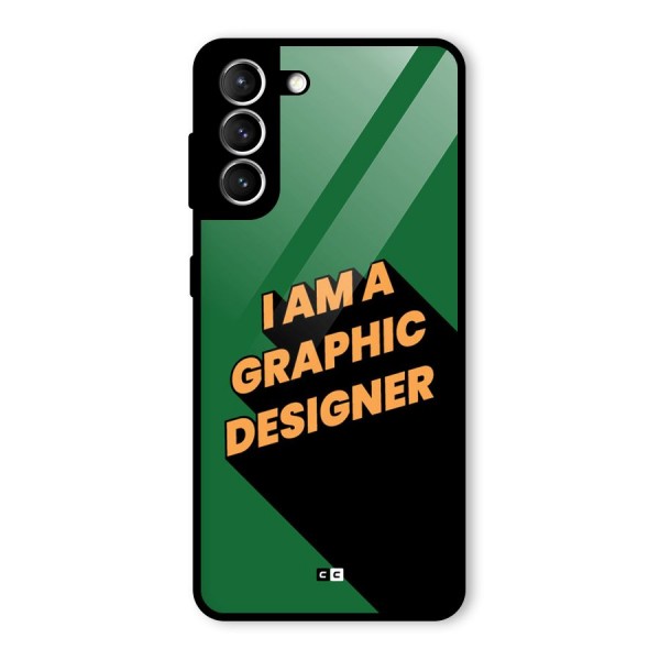 The Graphic Designer Glass Back Case for Galaxy S21 5G