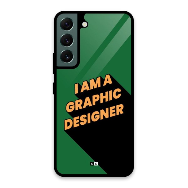 The Graphic Designer Glass Back Case for Galaxy S22 5G