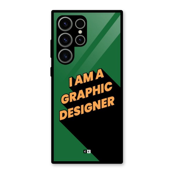 The Graphic Designer Glass Back Case for Galaxy S23 Ultra