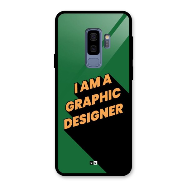 The Graphic Designer Glass Back Case for Galaxy S9 Plus