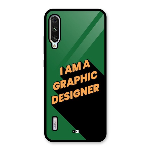 The Graphic Designer Glass Back Case for Mi A3