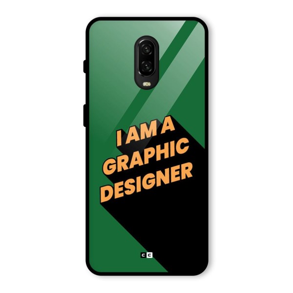 The Graphic Designer Glass Back Case for OnePlus 6T