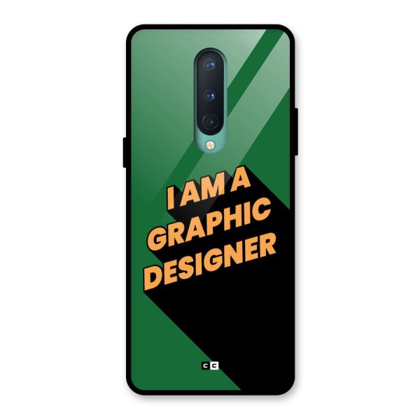 The Graphic Designer Glass Back Case for OnePlus 8