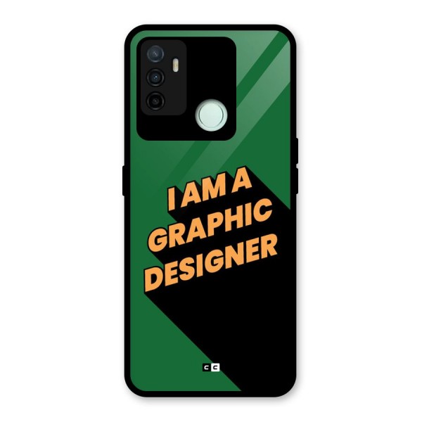 The Graphic Designer Glass Back Case for Oppo A53