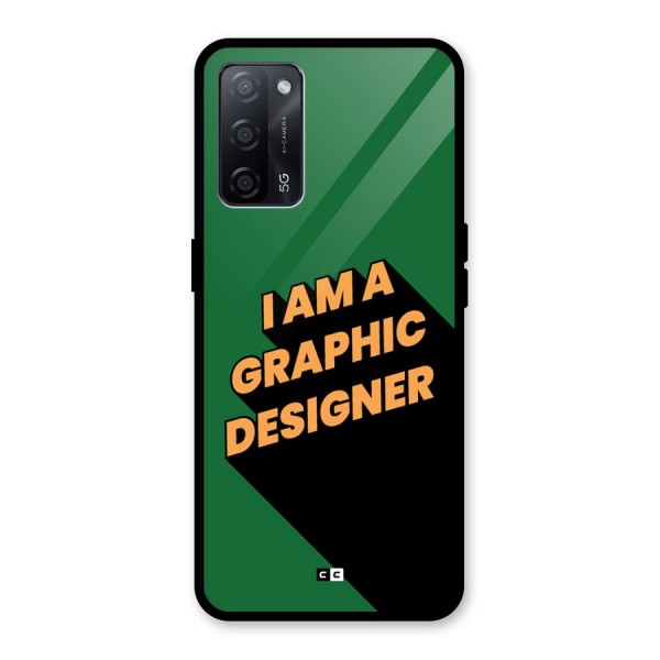 The Graphic Designer Glass Back Case for Oppo A53s 5G