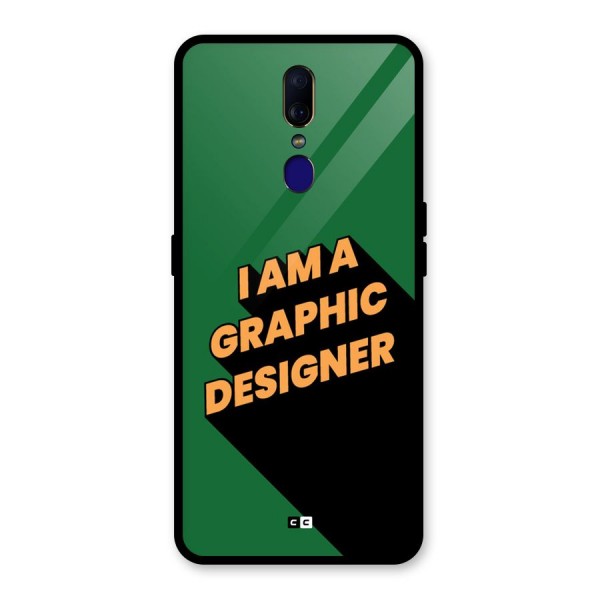 The Graphic Designer Glass Back Case for Oppo F11