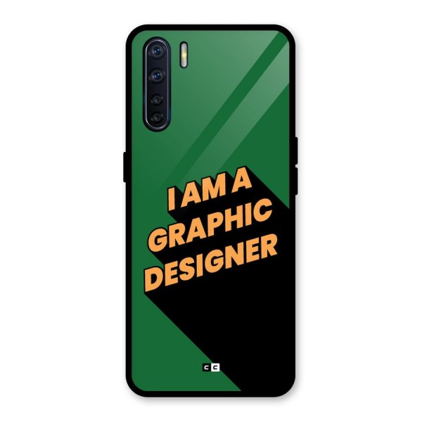 The Graphic Designer Glass Back Case for Oppo F15