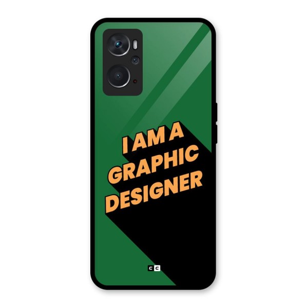 The Graphic Designer Glass Back Case for Oppo K10 4G