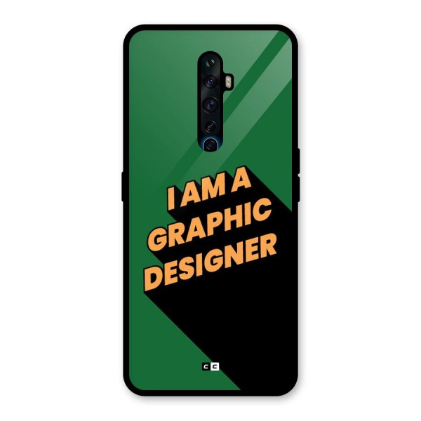 The Graphic Designer Glass Back Case for Oppo Reno2 F