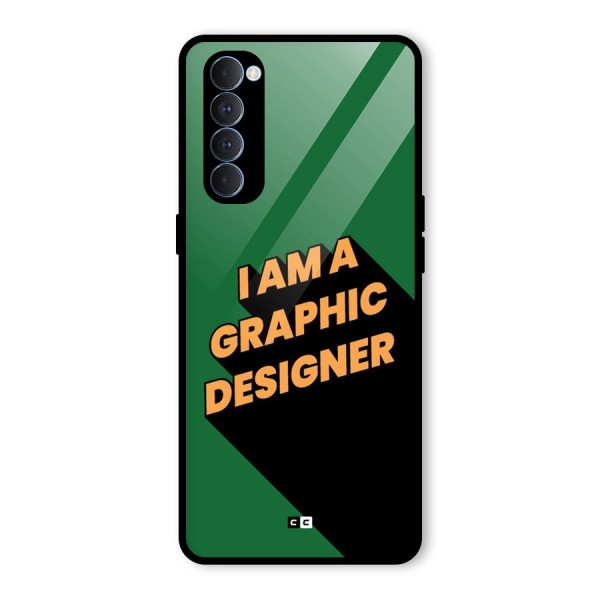 The Graphic Designer Glass Back Case for Oppo Reno4 Pro