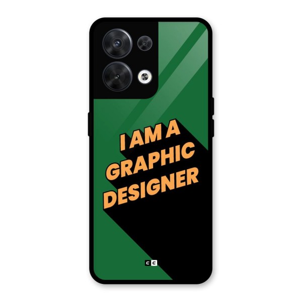 The Graphic Designer Glass Back Case for Oppo Reno8 5G