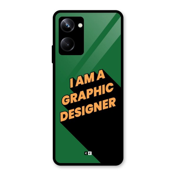 The Graphic Designer Glass Back Case for Realme 10 Pro