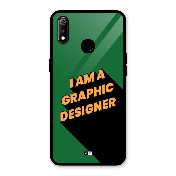 The Graphic Designer Glass Back Case for Realme 3i