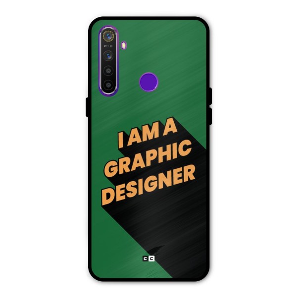 The Graphic Designer Glass Back Case for Realme 5s