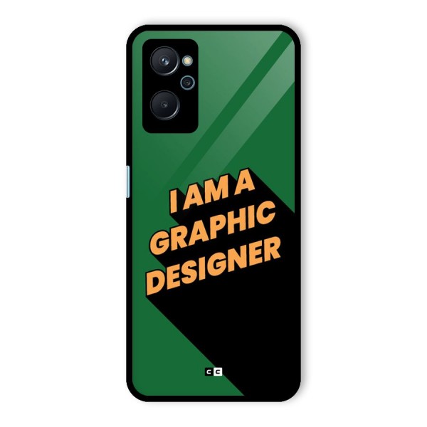 The Graphic Designer Glass Back Case for Realme 9i