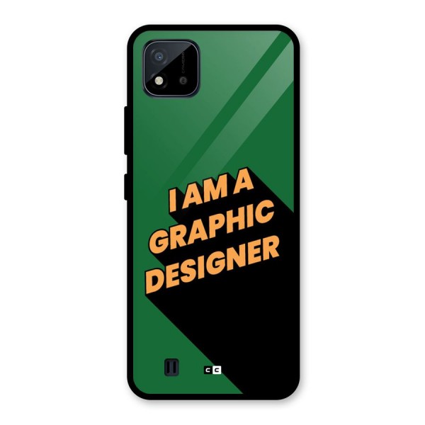 The Graphic Designer Glass Back Case for Realme C11 2021