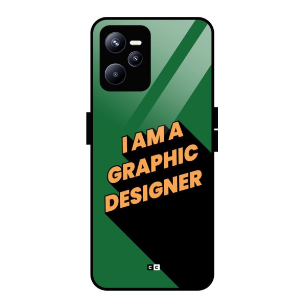 The Graphic Designer Glass Back Case for Realme C35