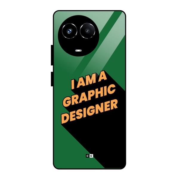 The Graphic Designer Glass Back Case for Realme Narzo 60X