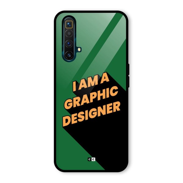 The Graphic Designer Glass Back Case for Realme X3 SuperZoom