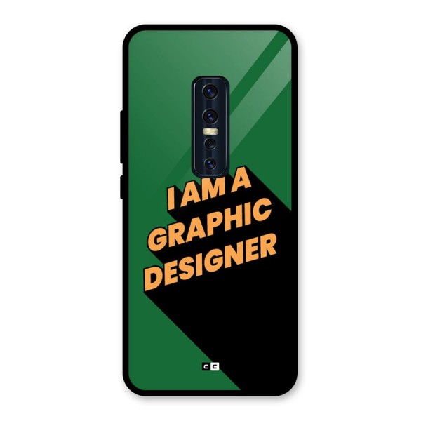 The Graphic Designer Glass Back Case for Vivo V17 Pro