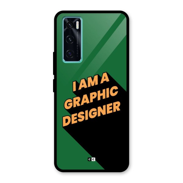 The Graphic Designer Glass Back Case for Vivo V20 SE